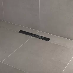 Winkel Voor Badkamermeubels -Winkel Voor Badkamermeubels douchegoot met flensrand 50cm tegel en plaatrooster zwart dfg02 0500mb 1