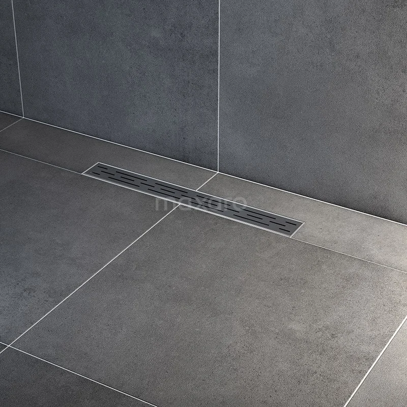 Douchegoot Met Flensrand 60cm Gestreept Rooster Rvs 4 Douchegoot Met Flensrand 60cm Gestreept Rooster Rvs - Afbeelding 2