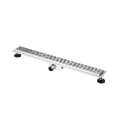 Douchegoot Met Flensrand 80cm Gestreept Rooster Rvs