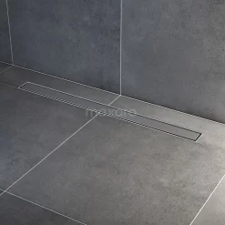 Winkel Voor Badkamermeubels -Winkel Voor Badkamermeubels douchegoot met flensrand 90cm tegel en plaatrooster rvs dfg02 0900 1