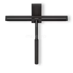 Douchewisser, Hangend, Glasbevestiging, Zwart Chroom