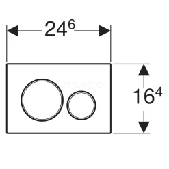Geberit Bedieningspaneel Toilet | Sigma 20 Wit Mat -Winkel Voor Badkamermeubels geberit bedieningspaneel toilet sigma 20 wit mat 911013733 2