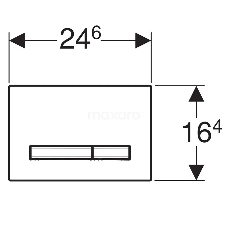 Geberit Bedieningspaneel Toilet | Sigma 50 Wit Goud 5 Geberit Bedieningspaneel Toilet | Sigma 50 Wit Goud - Afbeelding 3