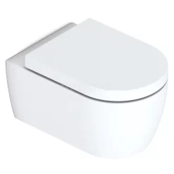 Hangend Toilet Classico Spoelrand Mat Wit