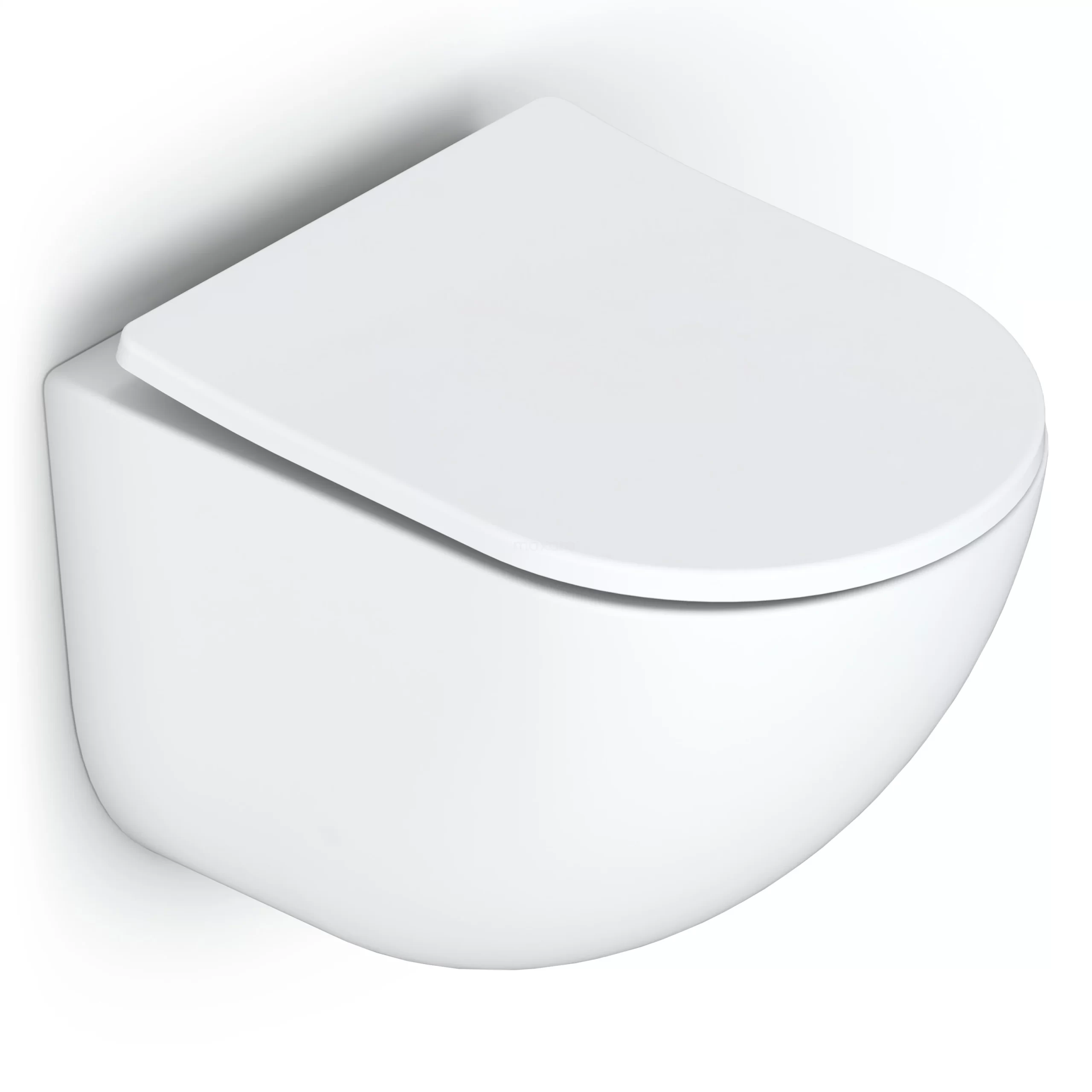 Hangend Toilet Colorato Easy Clean Mat Wit 4 Hangend Toilet Colorato Easy Clean Mat Wit - Afbeelding 2