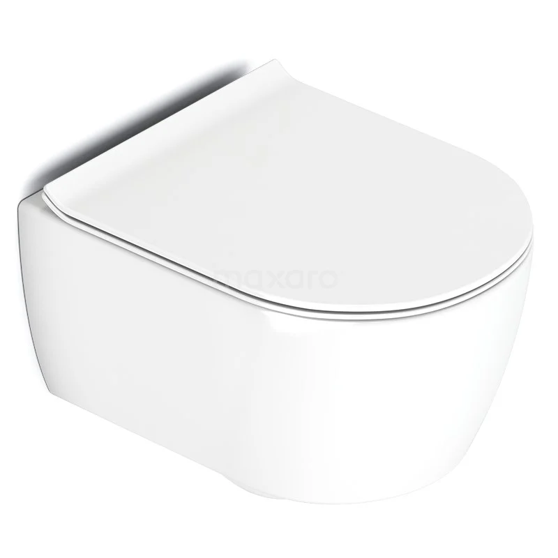 Hangend Toilet Senza Easy Clean Wit Verkort Toilet 4 Hangend Toilet Senza Easy Clean Wit Verkort Toilet - Afbeelding 2