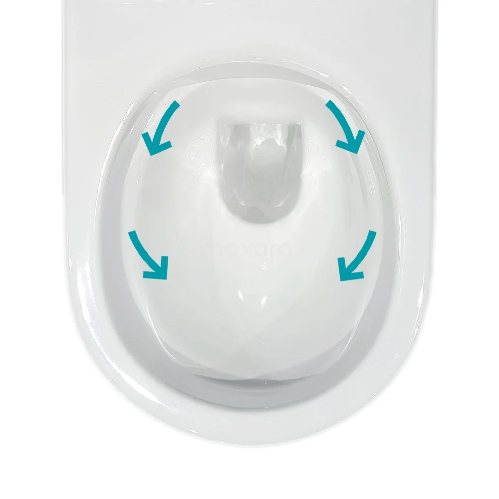 Hangend Toilet Senza Easy Clean Wit Verkort Toilet 6 Hangend Toilet Senza Easy Clean Wit Verkort Toilet - Afbeelding 4