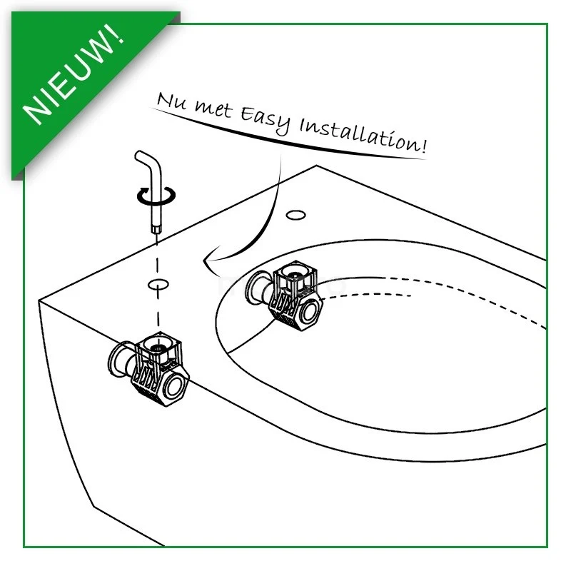 Hangend Toilet Senza Easy Clean Zwart 7 Hangend Toilet Senza Easy Clean Zwart - Afbeelding 5