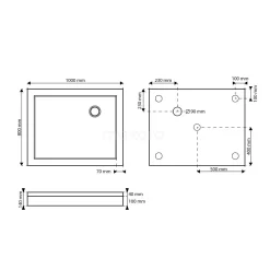 Hoge Douchebak 100x80cm Rechthoek Acryl Hoogglans Wit 15 Hoge Douchebak 100x80cm Rechthoek Acryl Hoogglans Wit -Winkel Voor Badkamermeubels hoge douchebak 100x80cm rechthoek acryl hoogglans wit dbar1008 h 6