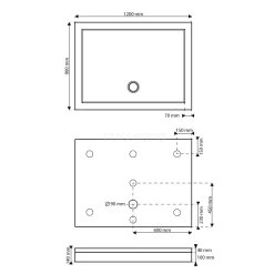 Hoge Douchebak 120x90cm Rechthoek Acryl Hoogglans Wit 15 Hoge Douchebak 120x90cm Rechthoek Acryl Hoogglans Wit -Winkel Voor Badkamermeubels hoge douchebak 120x90cm rechthoek acryl hoogglans wit dbar1209 h 6