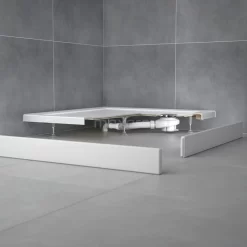 Hoge Douchebak 150x80cm Rechthoek Acryl Hoogglans Wit -Winkel Voor Badkamermeubels hoge douchebak 150x80cm rechthoek acryl hoogglans wit dbar1508 h 1