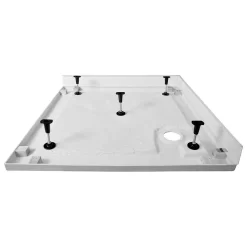 Hoge Douchebak 70x70cm Vierkant Acryl Hoogglans Wit -Winkel Voor Badkamermeubels hoge douchebak 70x70cm vierkant acryl hoogglans wit dbas0707 h 4