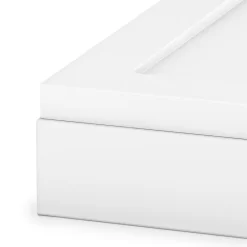 Hoge Douchebak 76x76cm Vierkant SMC Hoogglans Wit -Winkel Voor Badkamermeubels hoge douchebak 76x76cm vierkant smc hoogglans wit dbss0760 h 2