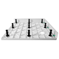 Hoge Douchebak 76x76cm Vierkant SMC Hoogglans Wit -Winkel Voor Badkamermeubels hoge douchebak 76x76cm vierkant smc hoogglans wit dbss0760 h 4