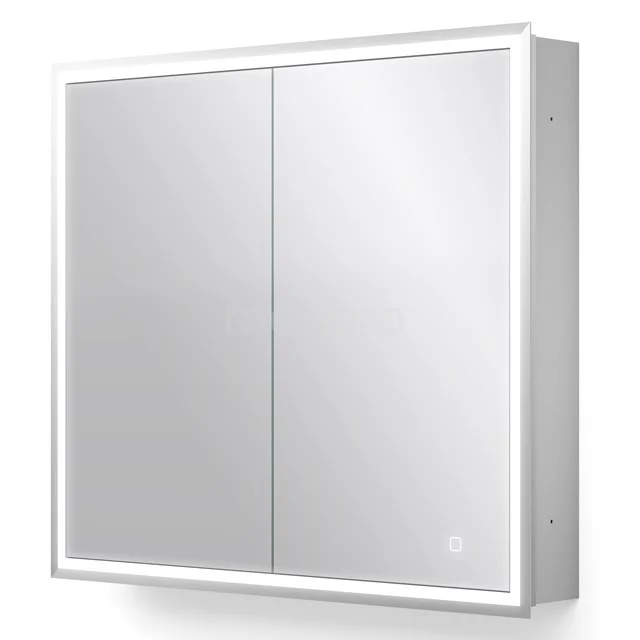 Inbouw Spiegelkast Met Verlichting Trento 80x70cm Spiegelverwarming En Stopcontact 3 Inbouw Spiegelkast Met Verlichting Trento 80x70cm Spiegelverwarming En Stopcontact
