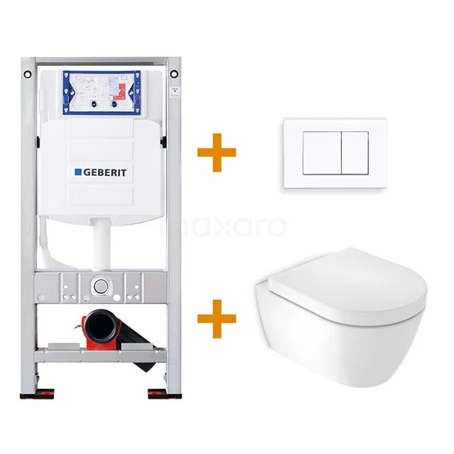 Inbouwtoiletset 300.0373 Verkort + Geberit Sigma UP320 3 Inbouwtoiletset 300.0373 Verkort + Geberit Sigma UP320