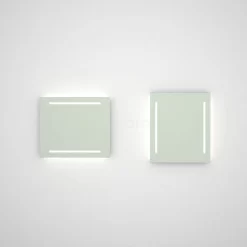 Meso Badkamerspiegel Met Ledverlichting | 60x70cm -Winkel Voor Badkamermeubels meso badkamerspiegel met ledverlichting 60x70cm m32 0600 55505 2