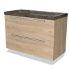 Modulo Badkamermeubel Met Wastafel | 100 Cm Lichtbruin Eiken Vlak Front Natuursteen 2 Lades Onder Elkaar 1 Modulo Badkamermeubel Met Wastafel | 100 Cm Lichtbruin Eiken Vlak Front Natuursteen 2 Lades Onder Elkaar -Winkel Voor Badkamermeubels modulo badkamermeubel met wastafel 100 cm lichtbruin eiken vlak front natuursteen 2 lades onder elkaar bmw17 00654