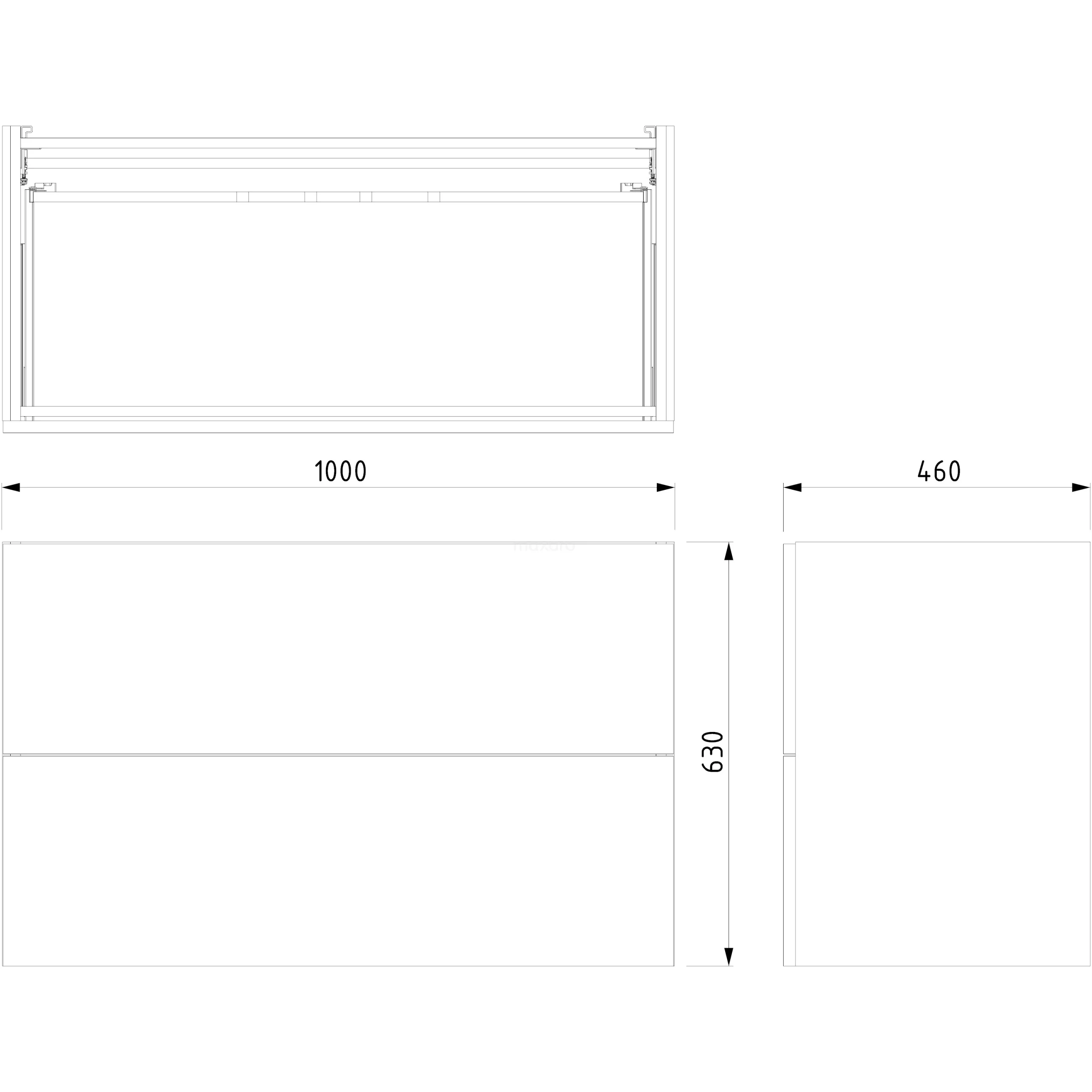 Modulo Badkamermeubel Met Wastafel | 100 Cm Lichtbruin Eiken Vlak Front Natuursteen 2 Lades Onder Elkaar 10 Modulo Badkamermeubel Met Wastafel | 100 Cm Lichtbruin Eiken Vlak Front Natuursteen 2 Lades Onder Elkaar - Afbeelding 8