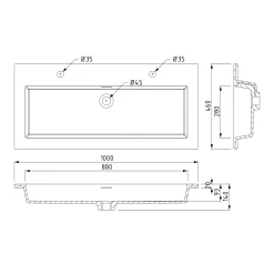 Modulo Badkamermeubel Met Wastafel | 100 Cm Lichtbruin Eiken Vlak Front Solid Surface 2 Lades Onder Elkaar -Winkel Voor Badkamermeubels modulo badkamermeubel met wastafel 100 cm lichtbruin eiken vlak front solid surface 2 lades onder elkaar bmw17 02818 5