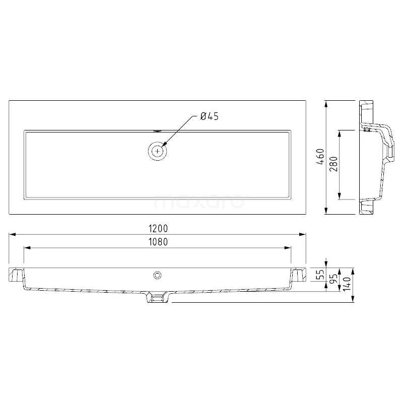 Modulo Badkamermeubel Met Wastafel | 120 Cm Mat Wit Greeploos Front Mineraalmarmer 1 Lade 8 Modulo Badkamermeubel Met Wastafel | 120 Cm Mat Wit Greeploos Front Mineraalmarmer 1 Lade - Afbeelding 6