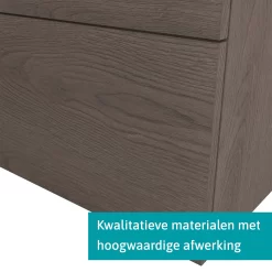 Modulo Badkamermeubel Met Wastafel | 140 Cm Donkerbruin Eiken Vlak Front Mineraalmarmer 4 Lades 11 Modulo Badkamermeubel Met Wastafel | 140 Cm Donkerbruin Eiken Vlak Front Mineraalmarmer 4 Lades -Winkel Voor Badkamermeubels modulo badkamermeubel met wastafel 140 cm donkerbruin eiken vlak front mineraalmarmer 4 lades bmw18 00576 3