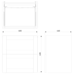 Modulo Badkamermeubel Met Wastafel | 60 Cm Donkerbruin Eiken Kader Front Keramiek 2 Lades Onder Elkaar -Winkel Voor Badkamermeubels modulo badkamermeubel met wastafel 60 cm donkerbruin eiken kader front keramiek 2 lades onder elkaar bmw17 00179 6