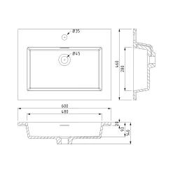 Modulo Badkamermeubel Met Wastafel | 60 Cm Lichtbruin Eiken Vlak Front Solid Surface 2 Lades Onder Elkaar -Winkel Voor Badkamermeubels modulo badkamermeubel met wastafel 60 cm lichtbruin eiken vlak front solid surface 2 lades onder elkaar bmw17 02722 5