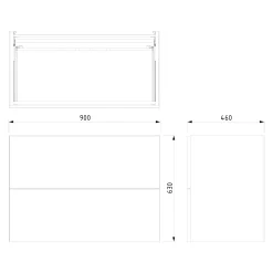 Modulo Badkamermeubel Met Wastafel | 90 Cm Lichtgrijs Eiken Vlak Front Keramiek 2 Lades Onder Elkaar -Winkel Voor Badkamermeubels modulo badkamermeubel met wastafel 90 cm lichtgrijs eiken vlak front keramiek 2 lades onder elkaar bmw17 02178 6
