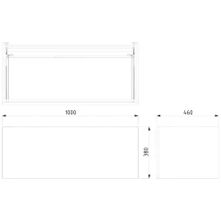 Modulo Plato Badkamermeubel Voor Waskom | 100 Cm Lichtbruin Eiken Vlak Front Eiken Blad 1 Lade 13 Modulo Plato Badkamermeubel Voor Waskom | 100 Cm Lichtbruin Eiken Vlak Front Eiken Blad 1 Lade -Winkel Voor Badkamermeubels modulo plato badkamermeubel voor waskom 100 cm lichtbruin eiken vlak front eiken blad 1 lade bmk11 01337 5