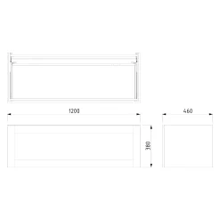 Modulo Plato Badkamermeubel Voor Waskom | 120 Cm Grijs Eiken Kader Front Eiken Blad 1 Lade 13 Modulo Plato Badkamermeubel Voor Waskom | 120 Cm Grijs Eiken Kader Front Eiken Blad 1 Lade -Winkel Voor Badkamermeubels modulo plato badkamermeubel voor waskom 120 cm grijs eiken kader front eiken blad 1 lade bmk11 01676 5