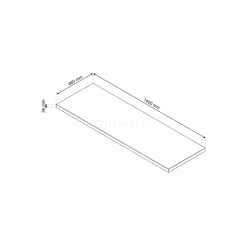 Modulo Plato Badkamermeubel Voor Waskom | 140 Cm Middenbruin Eiken Vlak Front Middenbruin Eiken Blad 2 Lades Naast Elkaar -Winkel Voor Badkamermeubels modulo plato badkamermeubel voor waskom 140 cm middenbruin eiken vlak front middenbruin eiken blad 2 lades naast elkaar bmk12 00047 5