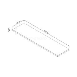 Modulo Plato Badkamermeubel Voor Waskom | 180 Cm Donkerbruin Eiken Vlak Front Donkerbruin Eiken Blad 4 Lades -Winkel Voor Badkamermeubels modulo plato badkamermeubel voor waskom 180 cm donkerbruin eiken vlak front donkerbruin eiken blad 4 lades bmk18 00109 5