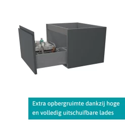 Modulo Plato Badkamermeubel Voor Waskom | 60 Cm Donkergrijs Greeploos Front Hoogglans Wit Blad 1 Lade 9 Modulo Plato Badkamermeubel Voor Waskom | 60 Cm Donkergrijs Greeploos Front Hoogglans Wit Blad 1 Lade -Winkel Voor Badkamermeubels modulo plato badkamermeubel voor waskom 60 cm donkergrijs greeploos front hoogglans wit blad 1 lade bmk11 00761 1