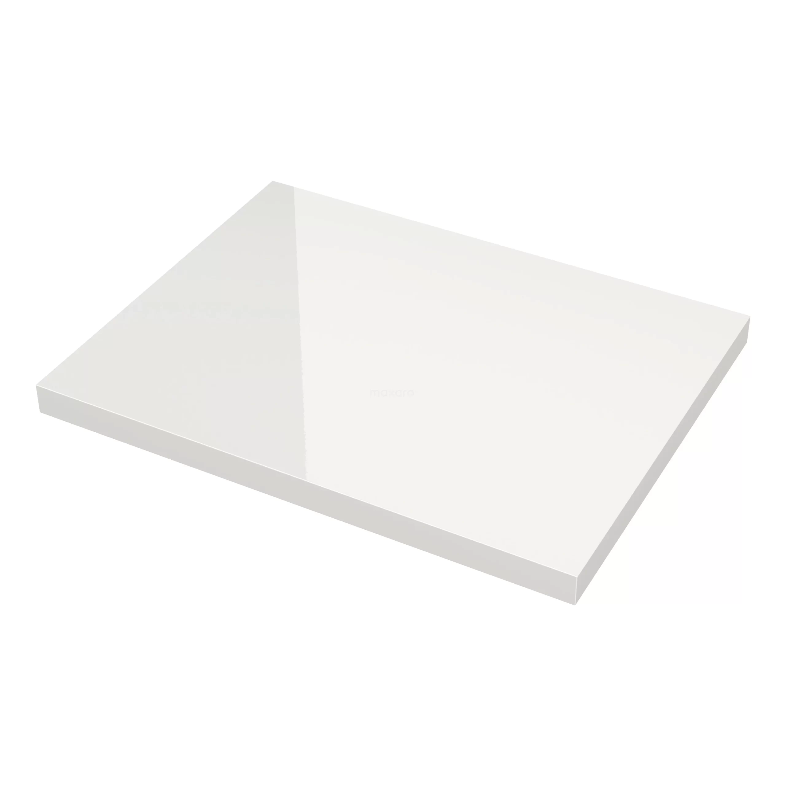 Modulo Plato Badkamermeubel Voor Waskom | 60 Cm Donkergrijs Greeploos Front Hoogglans Wit Blad 1 Lade 5 Modulo Plato Badkamermeubel Voor Waskom | 60 Cm Donkergrijs Greeploos Front Hoogglans Wit Blad 1 Lade - Afbeelding 3