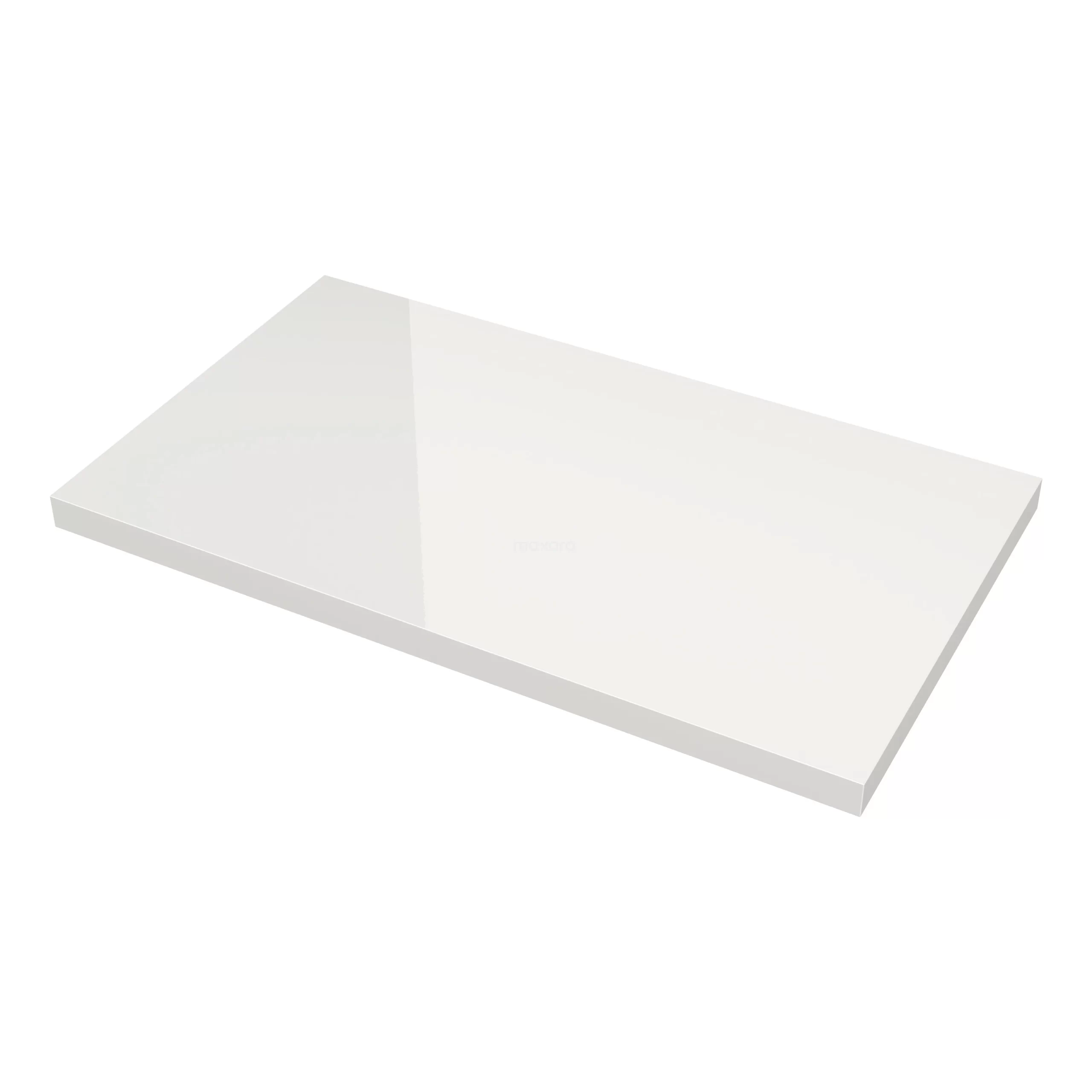 Modulo Plato Badkamermeubel Voor Waskom | 80 Cm Eiken Vlak Front Hoogglans Wit Blad 1 Lade 5 Modulo Plato Badkamermeubel Voor Waskom | 80 Cm Eiken Vlak Front Hoogglans Wit Blad 1 Lade - Afbeelding 3