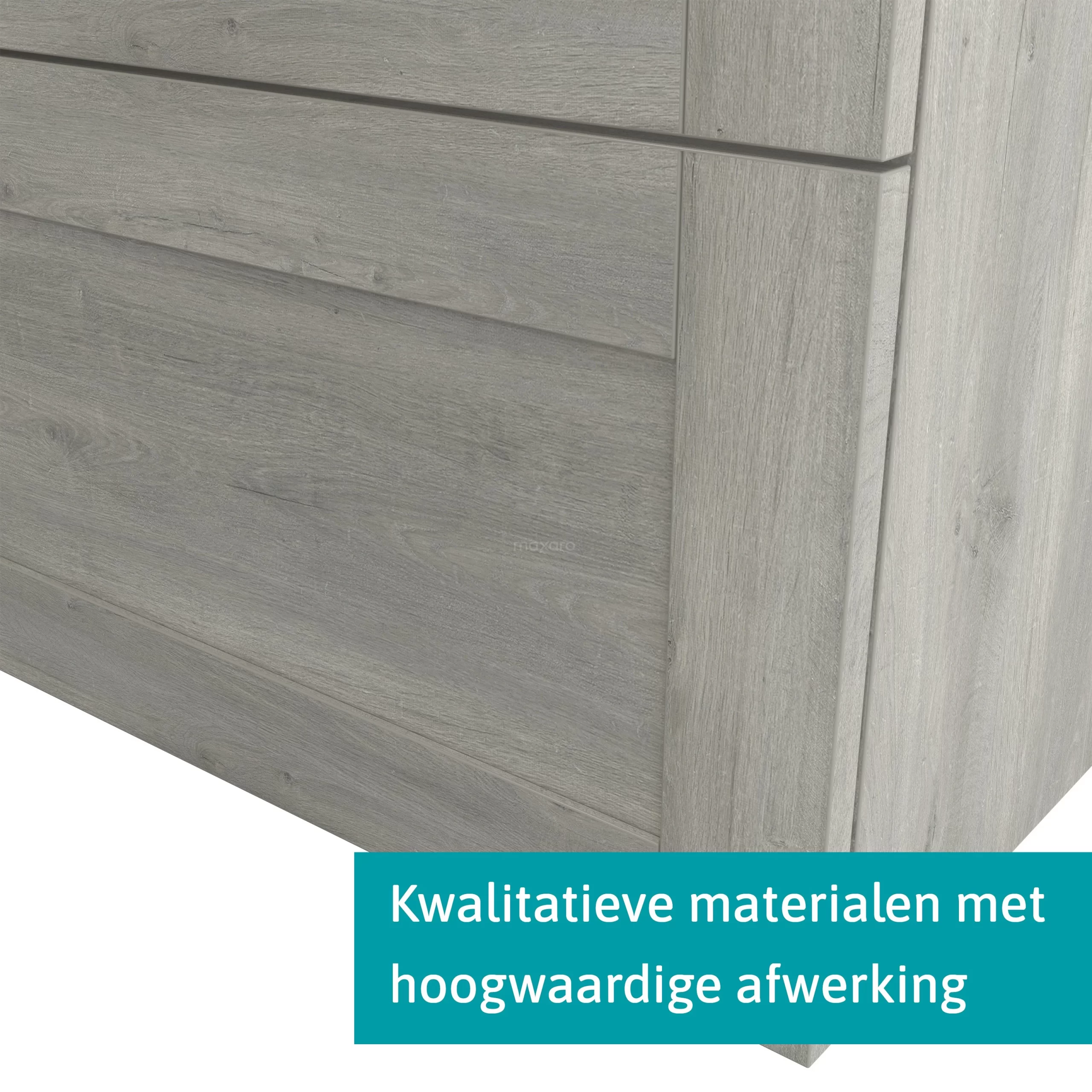 Modulo Plato Badkamermeubel Voor Waskom | 80 Cm Grijs Eiken Kader Front Eiken Blad 1 Lade 6 Modulo Plato Badkamermeubel Voor Waskom | 80 Cm Grijs Eiken Kader Front Eiken Blad 1 Lade - Afbeelding 4