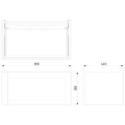 Modulo Plato Badkamermeubel Voor Waskom | 80 Cm Grijs Eiken Kader Front Eiken Blad 1 Lade 13 Modulo Plato Badkamermeubel Voor Waskom | 80 Cm Grijs Eiken Kader Front Eiken Blad 1 Lade -Winkel Voor Badkamermeubels modulo plato badkamermeubel voor waskom 80 cm grijs eiken kader front eiken blad 1 lade bmk11 01624 5