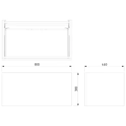 Modulo Plato Badkamermeubel Voor Waskom | 80 Cm Lichtgrijs Beton Vlak Front Mat Zwart Blad 1 Lade 15 Modulo Plato Badkamermeubel Voor Waskom | 80 Cm Lichtgrijs Beton Vlak Front Mat Zwart Blad 1 Lade -Winkel Voor Badkamermeubels modulo plato badkamermeubel voor waskom 80 cm lichtgrijs beton vlak front mat zwart blad 1 lade bmk11 01702 6