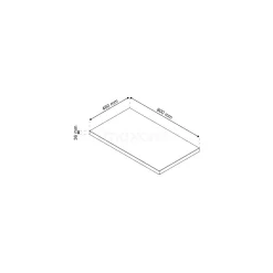 Modulo Plato Badkamermeubel Voor Waskom | 80 Cm Middenbruin Eiken Greeploos Front Middenbruin Eiken Blad 1 Lade -Winkel Voor Badkamermeubels modulo plato badkamermeubel voor waskom 80 cm middenbruin eiken greeploos front middenbruin eiken blad 1 lade bmk11 01858 3