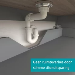 Modulo Plato Badkamermeubel Voor Waskom | 80 Cm Middengrijs Greeploos Front Eiken Blad 1 Lade -Winkel Voor Badkamermeubels modulo plato badkamermeubel voor waskom 80 cm middengrijs greeploos front eiken blad 1 lade bmk11 00341 4