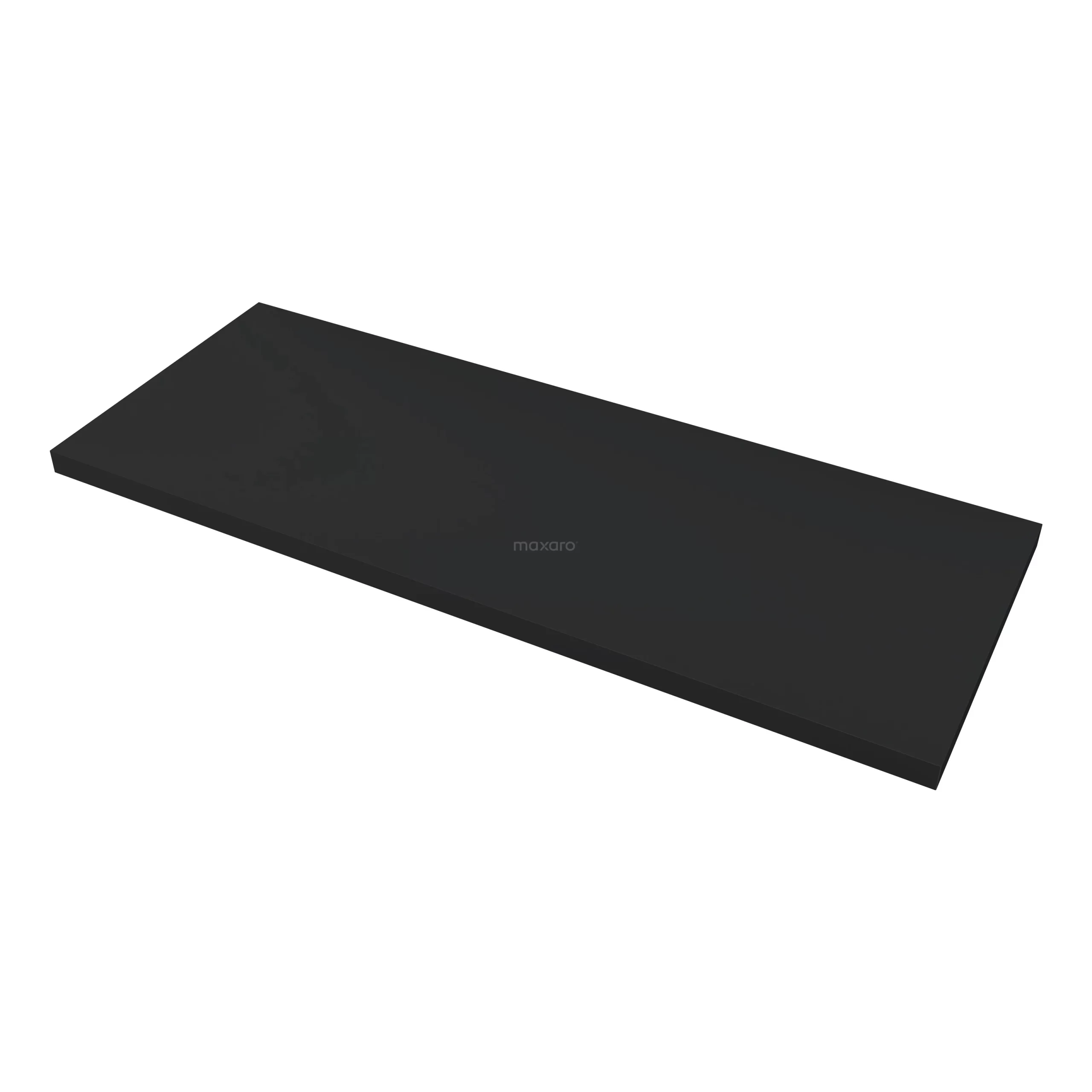Modulo Plato Slim Badkamermeubel Voor Waskom | 120 Cm Mat Zwart Greeploos Front Mat Zwart Blad 2 Lades Onder Elkaar 5 Modulo Plato Slim Badkamermeubel Voor Waskom | 120 Cm Mat Zwart Greeploos Front Mat Zwart Blad 2 Lades Onder Elkaar - Afbeelding 3