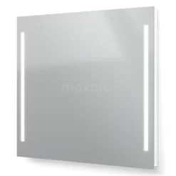 Novo Badkamerspiegel Met Ledverlichting | 90x75cm Dimmer En Stopcontact
