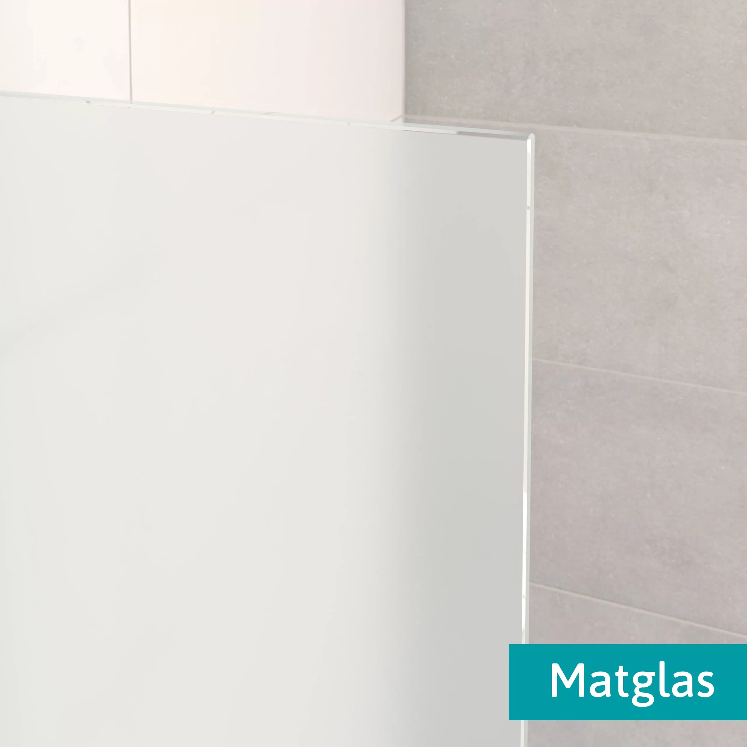 Pearl Inloopdouche | 100x90 Cm Matglas 2 Vaste Wanden 9 Pearl Inloopdouche | 100x90 Cm Matglas 2 Vaste Wanden - Afbeelding 7