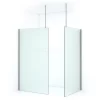 Pearl Inloopdouche | 120x120 Cm Chroom Matglas 2 Vaste Wanden