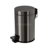 Pedaalemmer Radius Black Chrome Voor Badkamer En Toilet, 3 Liter, Zwart Chroom -Winkel Voor Badkamermeubels pedaalemmer radius black chrome voor badkamer en toilet 3 liter zwart chroom 200 5201bc