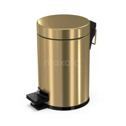 Pedaalemmer Radius Gold Voor Badkamer En Toilet, 3 Liter, Goud