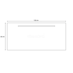 Primo Badkamerspiegel Met Ledverlichting | 130x60cm -Winkel Voor Badkamermeubels primo badkamerspiegel met ledverlichting 130x60cm m31 1300 45500 3