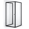 Ruby Allure Douchecabine | 100x100 Cm Mat Zwart Helder Glas Schuifdeur Halfvrijstaande Vierkant -Winkel Voor Badkamermeubels ruby allure douchecabine 100x100 cm mat zwart helder glas schuifdeur halfvrijstaande vierkant u0920 1010m