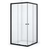 Ruby Allure Douchecabine | 100x100 Cm Mat Zwart Helder Glas Schuifdeur Vierkant 2 Ruby Allure Douchecabine | 100x100 Cm Mat Zwart Helder Glas Schuifdeur Vierkant -Winkel Voor Badkamermeubels ruby allure douchecabine 100x100 cm mat zwart helder glas schuifdeur vierkant l0820 1010m